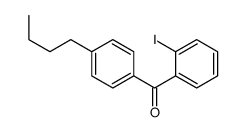 4-N-BUTYL-2'-IODOBENZOPHENONE结构式