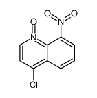 4-chloro-8-nitro-1-oxidoquinolin-1-ium Structure