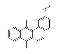 2-methoxy-7,12-dimethylbenz(a)anthracene结构式
