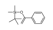 tert-butyl-dimethyl-(1-phenylethenoxy)silane结构式