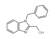 (1-苄基-1H-苯并咪唑-2-基)甲醇结构式