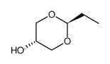 trans-2-ethyl-[1,3]dioxan-5-ol Structure