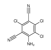 4-amino-2,5,6-trichlorobenzene-1,3-dicarbonitrile Structure