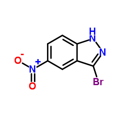 3-溴-5-硝基吲唑结构式