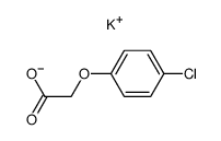 potassium p-chlorophenoxyacetate结构式