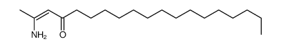 2-aminononadec-2-en-4-one Structure