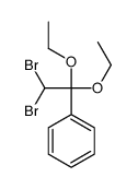(2,2-dibromo-1,1-diethoxyethyl)benzene Structure