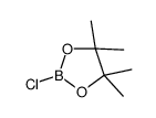 2-chloro-4,4,5,5-tetramethyl-1,3,2-dioxaborolane Structure