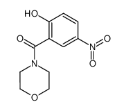(2-hydroxy-5-nitrophenyl)(morpholino)methanone结构式