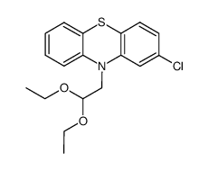 2-chloro-10-(2,2-diethoxy-ethyl)-10H-phenothiazine结构式