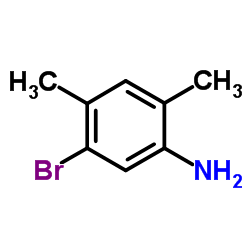 5-溴-2,4-二甲基苯胺结构式