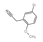 2-(5-溴-2-甲氧基苯基)乙氰结构式