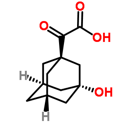 2-(3-羟基-1-金刚烷)-2-氧代乙酸结构式