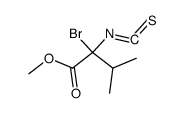 methyl 2-bromo-2-isothiocyanato-3-methylbutanoate Structure