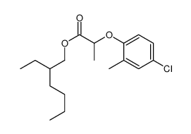 2-ethylhexyl 2-(4-chloro-2-methylphenoxy)propionate structure