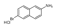 6-溴-2-萘胺盐酸盐结构式