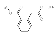 Benzeneacetic acid,2-(methoxycarbonyl)-, methyl ester structure