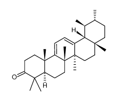 Urs-9(11),12-dien-3-one structure
