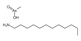 dodecan-1-amine,hydroxy-methyl-oxoarsenic Structure