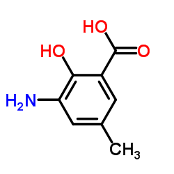 3-Amino-2-hydroxy-5-methylbenzoic acid Structure
