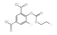 2-Chloro-4,6-dinitrophenyl-2-chloroethyl carbonate Structure