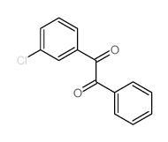 1-(3-chlorophenyl)-2-phenyl-ethane-1,2-dione结构式