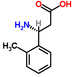 (R)-3-Amino-3-(2-methylphenyl)propanoic acid Structure
