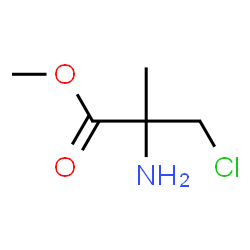 Alanine, 3-chloro-2-methyl-, methyl ester (9CI) Structure