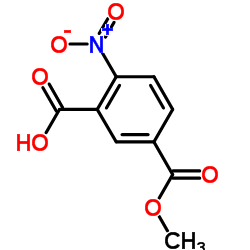 5-(Methoxycarbonyl)-2-nitrobenzoic acid Structure