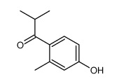 1-(4-羟基-2-甲基苯基)-2-甲基丙烷-1-酮结构式