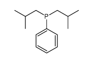 bis(2-methylpropyl)-phenylphosphane结构式