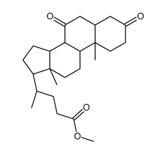 methyl 4-(10,13-dimethyl-3,7-dioxo-2,4,5,6,8,9,11,12,14,15,16,17-dodecahydro-1H-cyclopenta[a]phenanthren-17-yl)pentanoate structure
