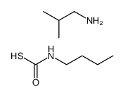 iso-Butylammonium-N-n-butyl-monothiocarbamat结构式