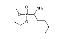 1-diethoxyphosphorylpentan-1-amine结构式