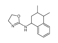 N-(3,4-dimethyltetralin-1-yl)-4,5-dihydro-1,3-oxazol-2-amine结构式