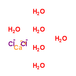 氯化钙六水合物结构式