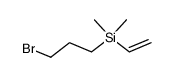 6-bromo-3,3-dimethyl-3-sila-5-hexene Structure