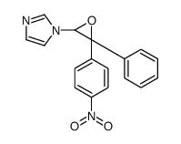 1-[3-(4-nitrophenyl)-3-phenyloxiran-2-yl]imidazole结构式