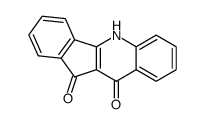 5,10-dihydro-11H-indeno[1,2-b]quinoline-10,11-dione结构式