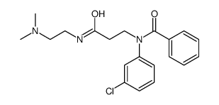 N-(3-chlorophenyl)-N-[3-[2-(dimethylamino)ethylamino]-3-oxopropyl]benzamide结构式