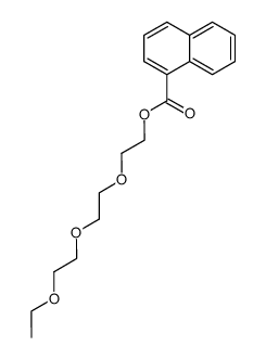 2-(2-(2-ethoxyethoxy)ethoxy)ethyl 1-naphthoate Structure