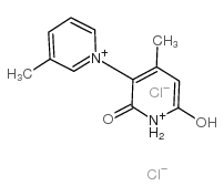 1’,2’-二氢-6’-羟基-3,4’-二甲基-2’-氧代-1,3’-联吡啶翁氯化物结构式