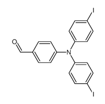 4-[双(4-碘苯基)氨基]苯甲醛结构式