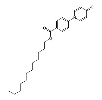 dodecyl 4-(4-oxopyridin-1-yl)benzoate Structure