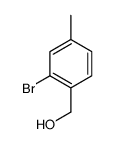 (2-溴-4-甲基苯基)甲醇结构式
