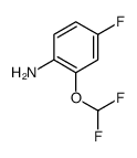 2-(Difluoromethoxy)-4-fluoroaniline structure