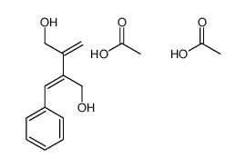 acetic acid,2-benzylidene-3-methylidenebutane-1,4-diol结构式