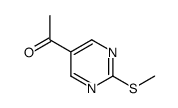 1-[2-(甲基硫代)-5-嘧啶]-乙酮结构式