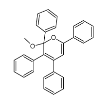 2-methoxy-2,3,4,6-tetraphenylpyran结构式