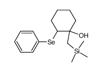 2-(phenylselanyl)-1-((trimethylsilyl)methyl)cyclohexan-1-ol结构式